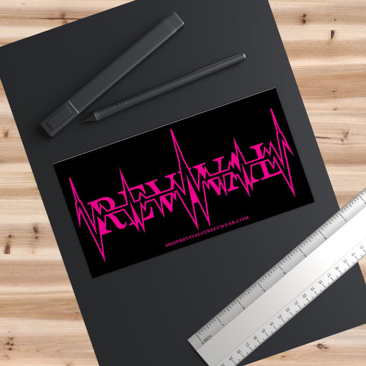 Revival Vinyl Sticker - Pink and Black