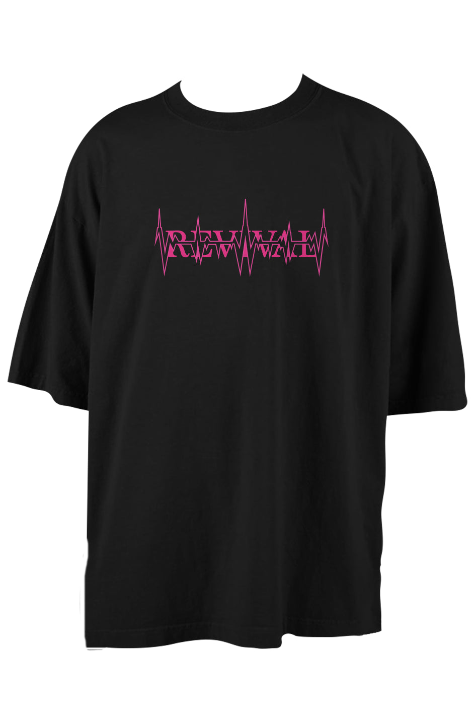 Revival Oversized Tee - Pink and Black